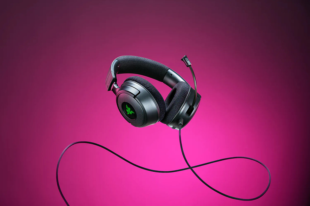 Auriculares Gamer Razer Kraken V4 X con Micrófono, Sonido Surround 7.1 y Diseño Ligero – RZ04-05180100-R3U1