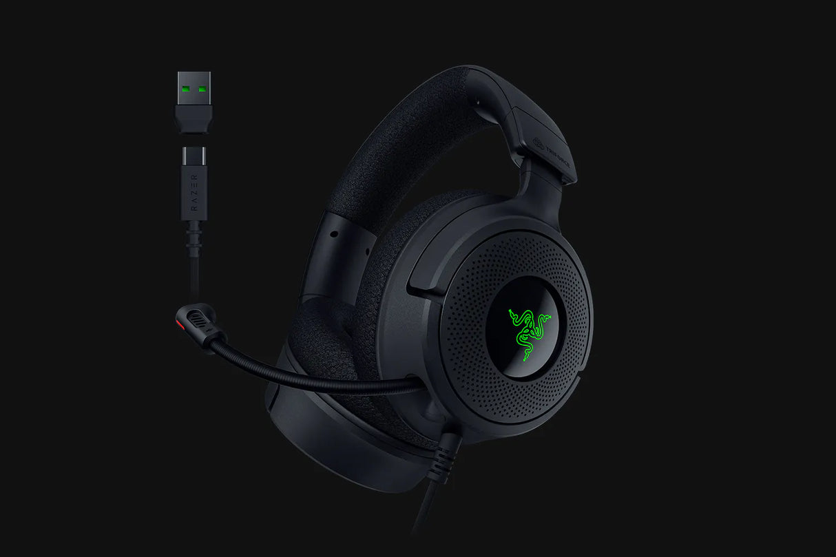 Auriculares Gamer Razer Kraken V4 X con Micrófono, Sonido Surround 7.1 y Diseño Ligero – RZ04-05180100-R3U1