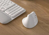 Ratón Vertical Ergonómico Inalámbrico Logitech Lift – Blanco Hueso (910-006469)