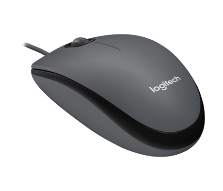 Ratón Óptico Cableado Ambidextro Logitech M100 Negro