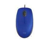 Mouse Alámbrico Silencioso Logitech M110 – Azul (910-006662)