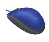 Mouse Alámbrico Silencioso Logitech M110 – Azul (910-006662)