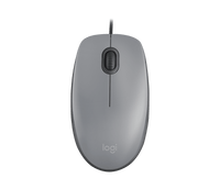 Mouse Alámbrico Silencioso Logitech M110 – Plateado (910-006757)