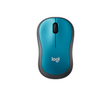 Ratón Inalámbrico Ambidextro Logitech M185 Azul