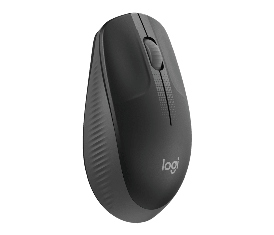 Mouse Óptico Inalámbrico Logitech M190 – 3 Botones Carbón (910-005902)