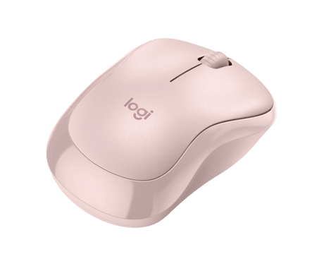 Ratón Inalámbrico Bluetooth Silencioso Compacto Logitech M240s Rosado