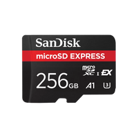 SanDisk microSD – 256GB, 880/650MB/s RPD2, SDSQXFN-256G-GN4NN