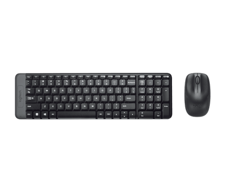 Set Teclado y Ratón Inalámbrico Español Logitech Wireless Combo MK220 2.4GHz