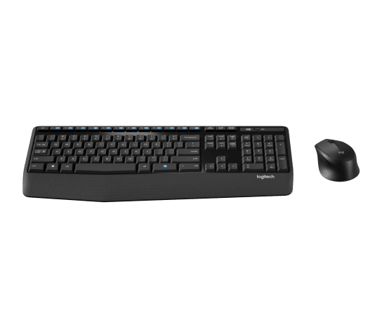 Set Teclado y Ratón Inalámbrico Español Logitech Wireless MK345 2.4GHz Negro