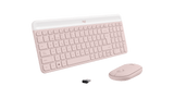 Set Teclado y Mouse Inalámbrico Español Logitech Rosado