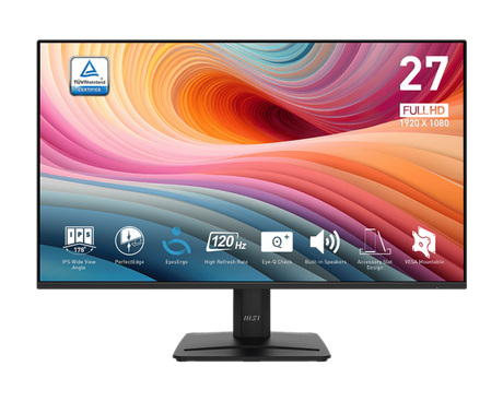 Monitor de 27” Full HD IPS – MSI PRO MP275 E2 – HDMI, DisplayPort, VGA  