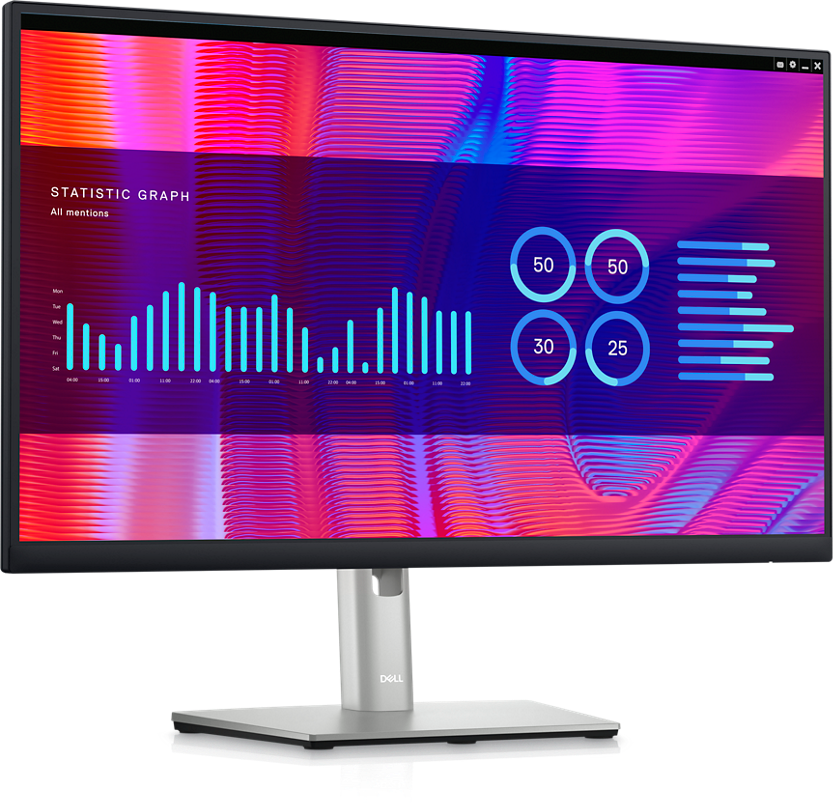 Dell P2423DE - LED-backlit LCD monitor - 23.8" - HDMI USB DP 3Y