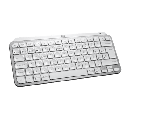 Teclado Inalámbrico Logitech MX Keys Mini – Español Gris Pálido (920-010477)