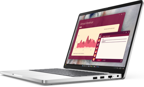 Laptop Dell Pro 14" Intel Core Ultra 5 – 16GB / 512GB SSD – Silver – Windows 11 Pro