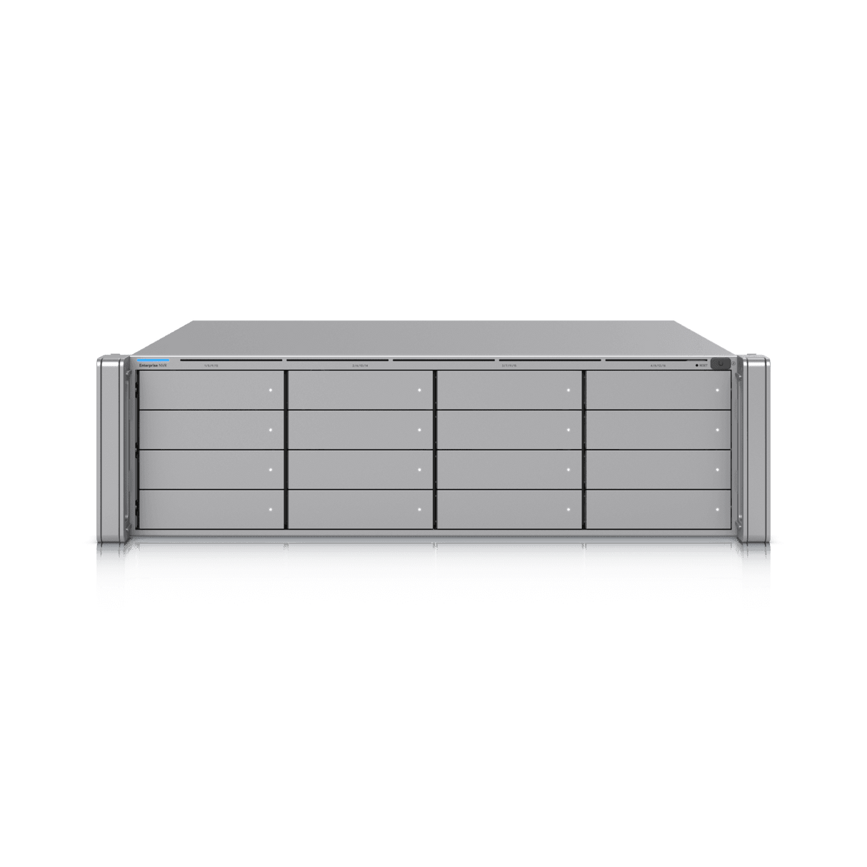 NVR – Ubiquiti UniFi Enterprise ENVR – 3U Rack – 16 bahías HDD/SSD – Hasta 70 cámaras 4K / 210 cámaras Full HD – Redundancia – 10GbE (ENVR)  
