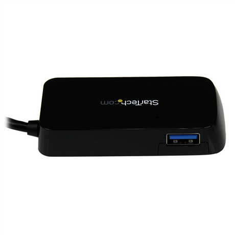 Hub USB 3.0 Super Speed 4 Puertos Portátil Negro StarTech.com