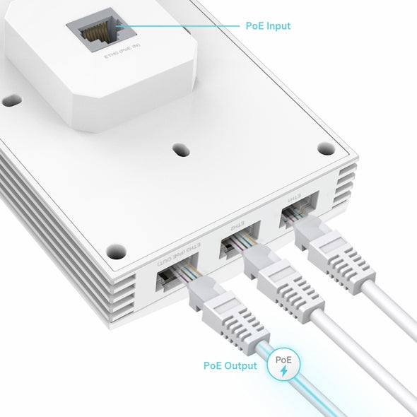 Punto de Acceso TP-LINK EAP655-Wall Wi-Fi 6 – Montaje en Pared