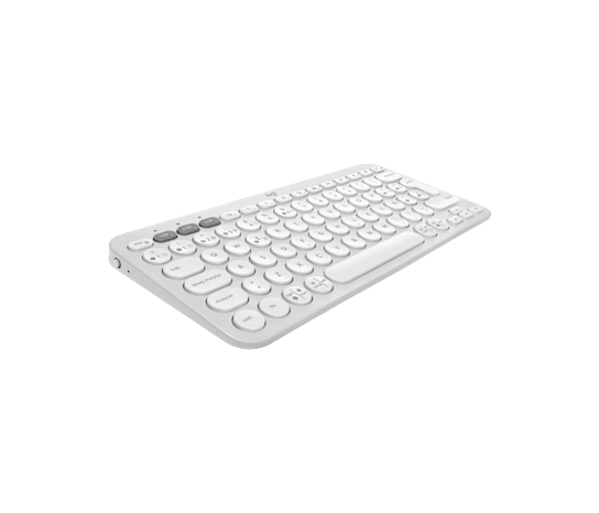 Teclado Inalámbrico Logitech Pebble Keys 2 K380s – Blanco (920-011784)