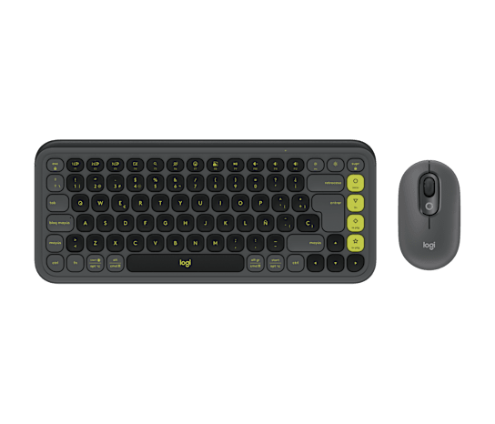 Logitech Pop Icon Combo – Teclado + Mouse / Español LATAM / Graphite
