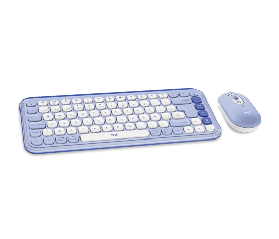 Logitech Pop Icon Combo – Teclado + Mouse / Español LATAM / Lilac