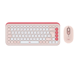 Combo Logitech Pop Icon – Teclado + Mouse Inalámbrico – Español Latinoamericano – Rosa 920-013053