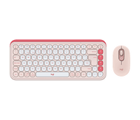 Combo Logitech Pop Icon – Teclado + Mouse Inalámbrico – Español Latinoamericano – Rosa 920-013053