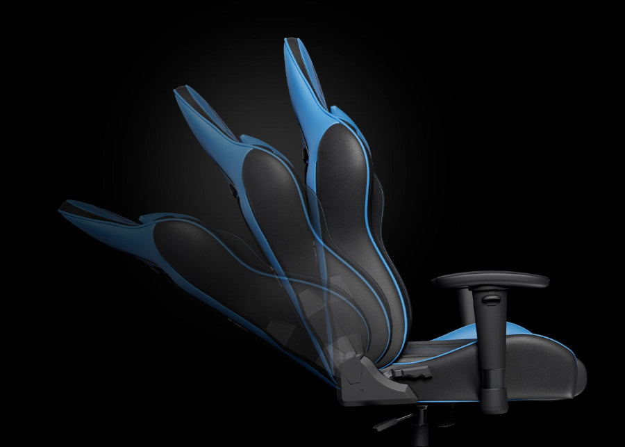 Silla gaming anatómica – Primus Gaming THRÓNOS100T – PCH‑103BL – Diseño deportivo bicolor