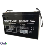 Batería de Gel SPTLINE 12V 100Ah (BATSM12V100AH) – Ciclo Profundo – Libre de Mantenimiento – Panel Solar / UPS