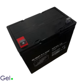 Batería SPTLINE 12V 55Ah – Gel Sellada – Ciclo Profundo – 229×138×208 mm