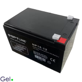 Batería de Gel SPTLINE 12V 15Ah – Sellada VRLA – Ciclo Profundo – Libre de Mantenimiento