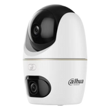 Cámara Dahua DH‑IPC‑H3DP‑3F‑0360B – Doble Lente 3MP+3MP – IA Humano/Mascotas – Seguimiento Automático – Alarma de Luz y Sonido – Bluetooth – Llamada Proactiva