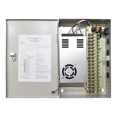 Fuente de Poder SPTLINE SP‑C18K30A – 12V 30A – 18 Canales