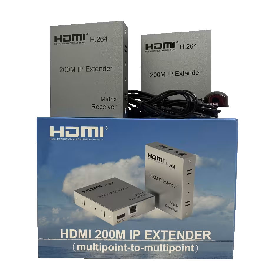 HDMI Extender SPTLINE SP‑HDMIEXT‑200 – 200M – H.264 – Full HD