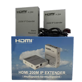 HDMI Extender SPTLINE SP‑HDMIEXT‑200 – 200M – H.264 – Full HD