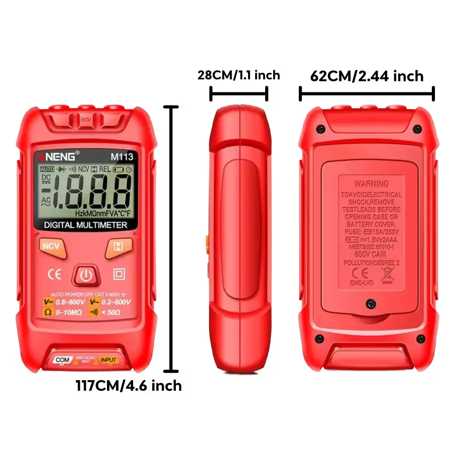 Multímetro Digital SPTLINE SP‑MULTIMETRO – Portátil y Preciso