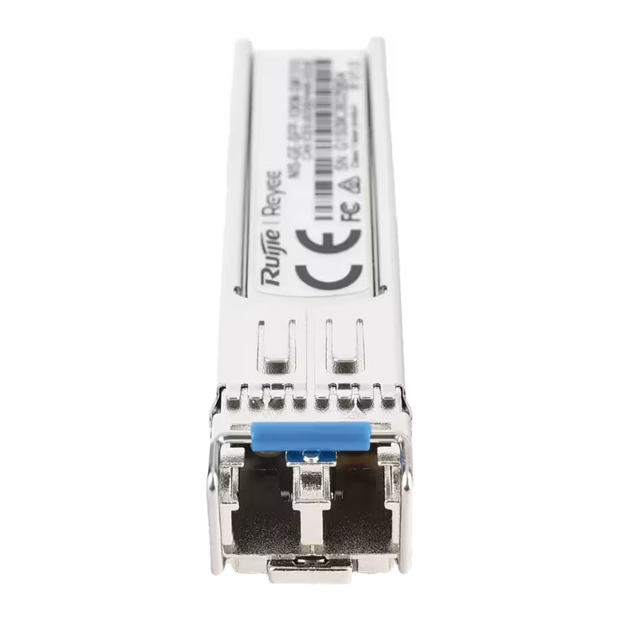 Módulo Transceptor de Fibra Óptica Ruijie NIS‑GE‑SFP‑10KM‑SM1310 – Gigabit – 10 km – Monomodo 1310 nm