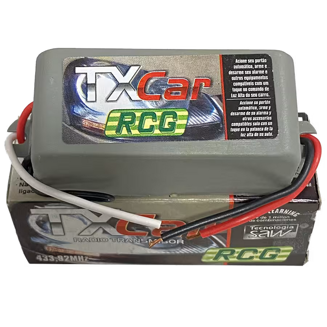 Motor para Control de acceso vehicular – RCG P‑TXCAR – 433.92 MHz