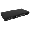 Switch PoE de 24 puertos – 10/100/1000 Mbps – SPTLINE SP1024K‑P24‑2S