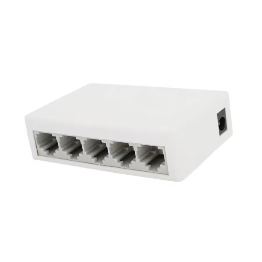 Switch SPTLINE SP‑5PORT – 5 Puertos – 10/100 Mbps