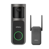 Timbre Inteligente IMOU Doorbell 2S Kit – 2K QHD – Batería 5000 mAh – Gran Angular 166° – Visión Nocturna – Resistente a Intemperie