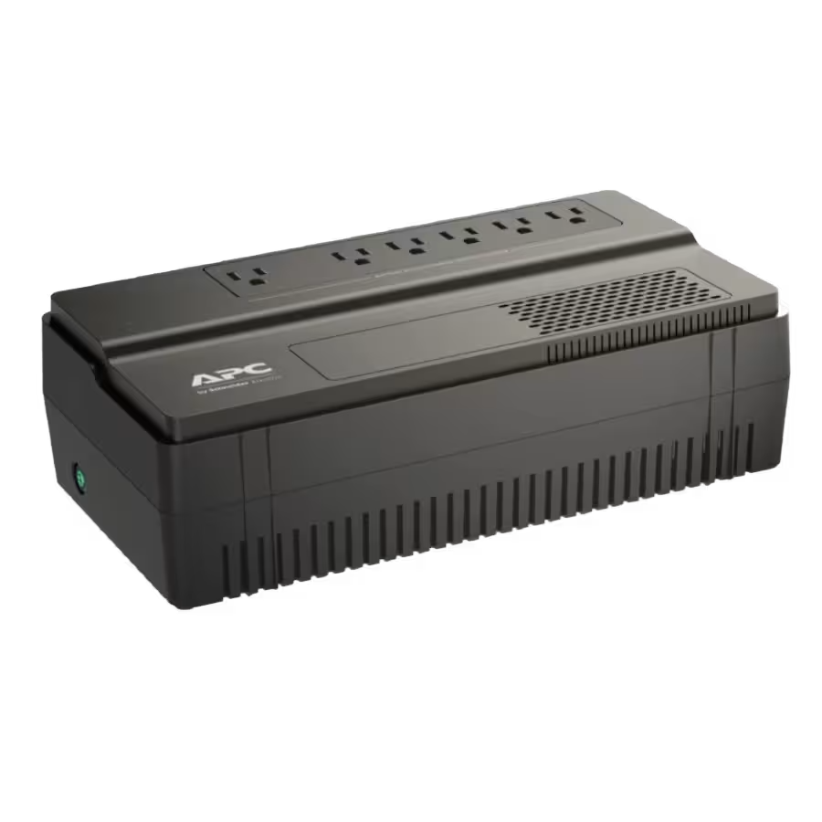 BV650 - Unidad Easy UPS de APC en color negro de 120V, 375 Watts y 6 tomas de corriente