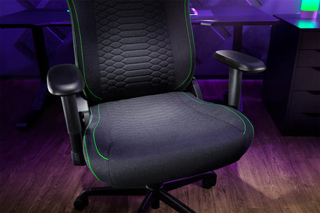 Silla Gamer Razer Iskur V2 X – RZ38-05310100-R3UA / Soporte lumbar / Reclinación 152° / Reposabrazos 2D / Tela transpirable / Negro
