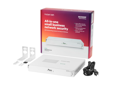 Gateway HPE SmartRate 2.5G PoE+ – 5 puertos – 64W – S0G34A