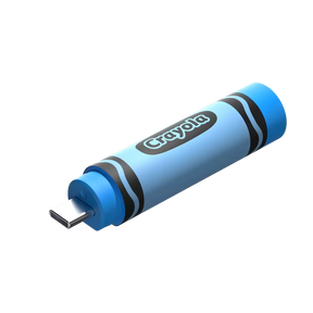 SanDisk Crayola USB‑C Flash Drive Cerulean Blue – 64GB – SDCZIC‑064G‑G46B