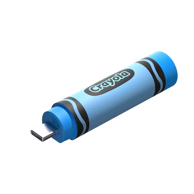SanDisk Crayola USB‑C Flash Drive Cerulean Blue – 64GB – SDCZIC‑064G‑G46B