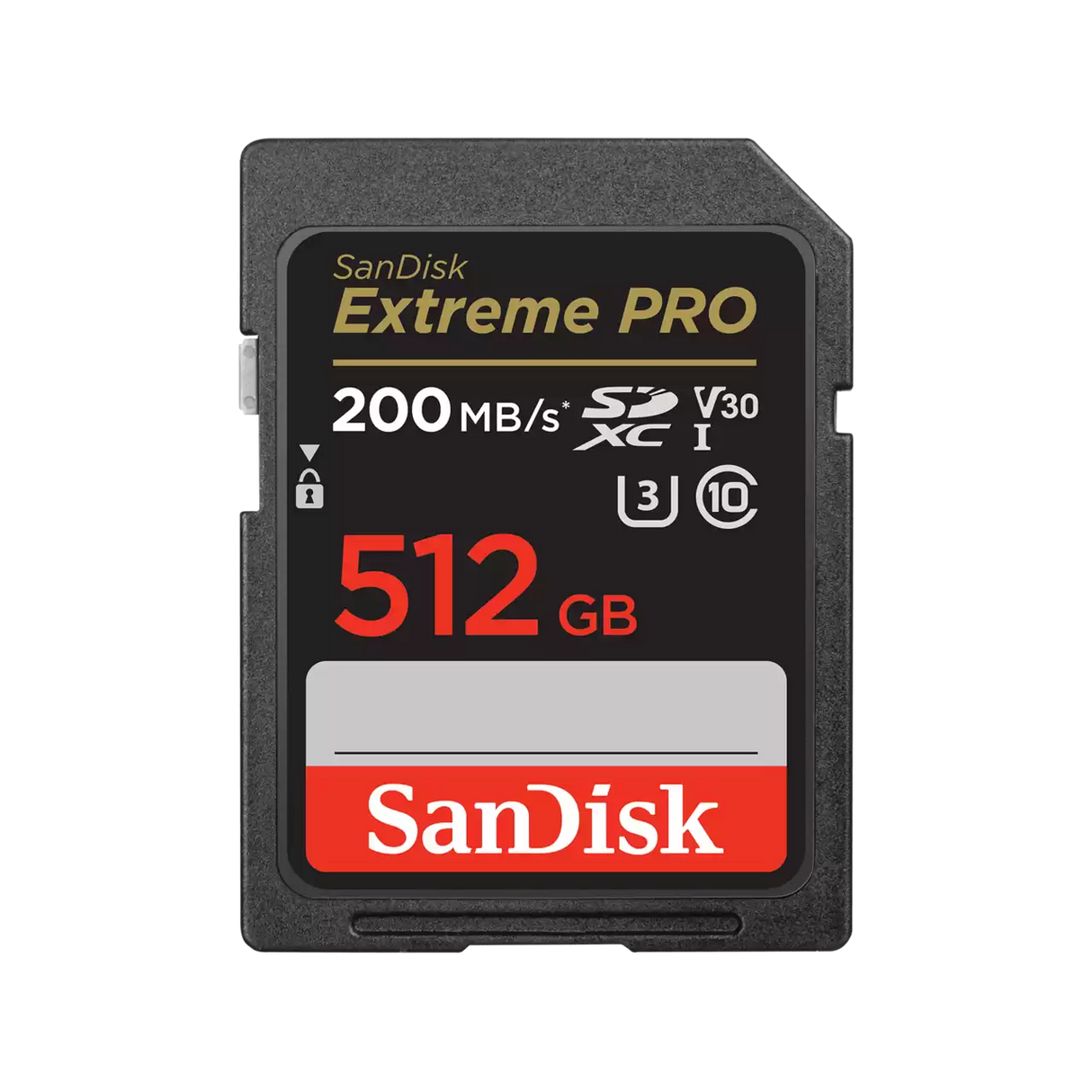 Tarjeta de Memoria SDXC 512GB SanDisk Extreme Pro UHS‑I – V30/U3/Class10 – SDSDXXD‑512G‑GN4IN  