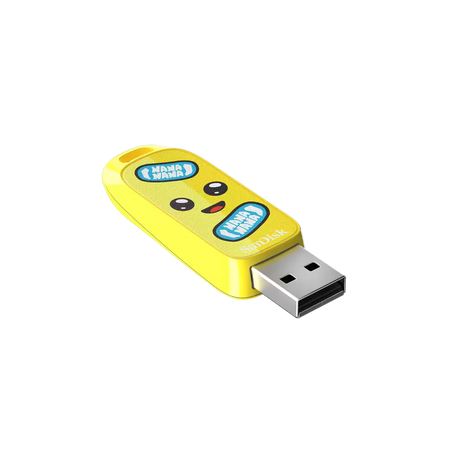 USB Flash Drive SanDisk Peely Edition, 128GB, USB 3.2 Gen 1, SDCZIF-128G-G46