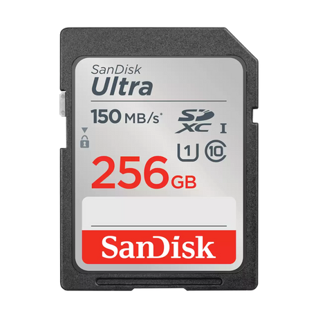 Tarjeta de Memoria SDXC 256GB SanDisk Ultra UHS‑I – U1/Class10 – SDSDUNC‑256G‑GN6IN  