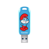 Memoria USB SanDisk Smurfs – 128GB, USB 3.1 Gen 1, SDCZIS-128G-G46