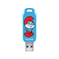 Memoria USB SanDisk Smurfs – 128GB, USB 3.1 Gen 1, SDCZIS-128G-G46